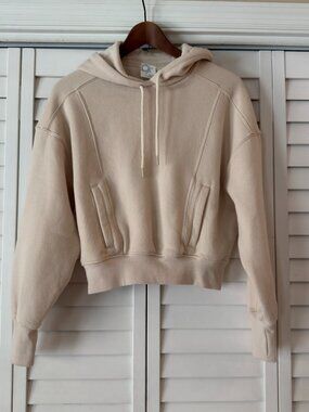 OFFLINE By Aerie Cloud Fleece Hoodie Size XXS in Cake Batter